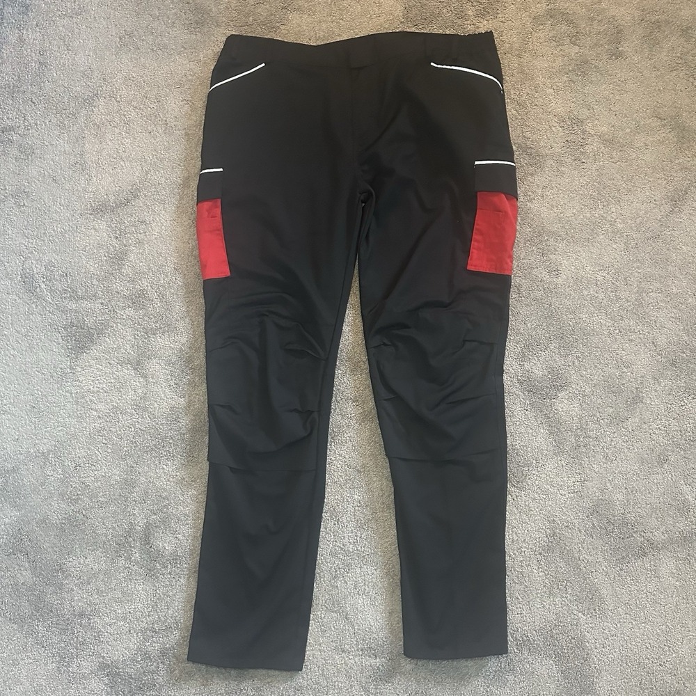 Ferrari Mechanic Trousers Pants F1 Racing Black Mens 3XL (fit 41x 34.5)